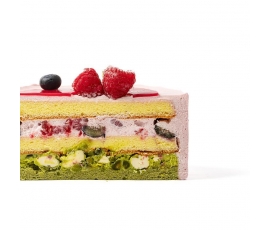 莓天开心/Raspberry Pistachio Cake